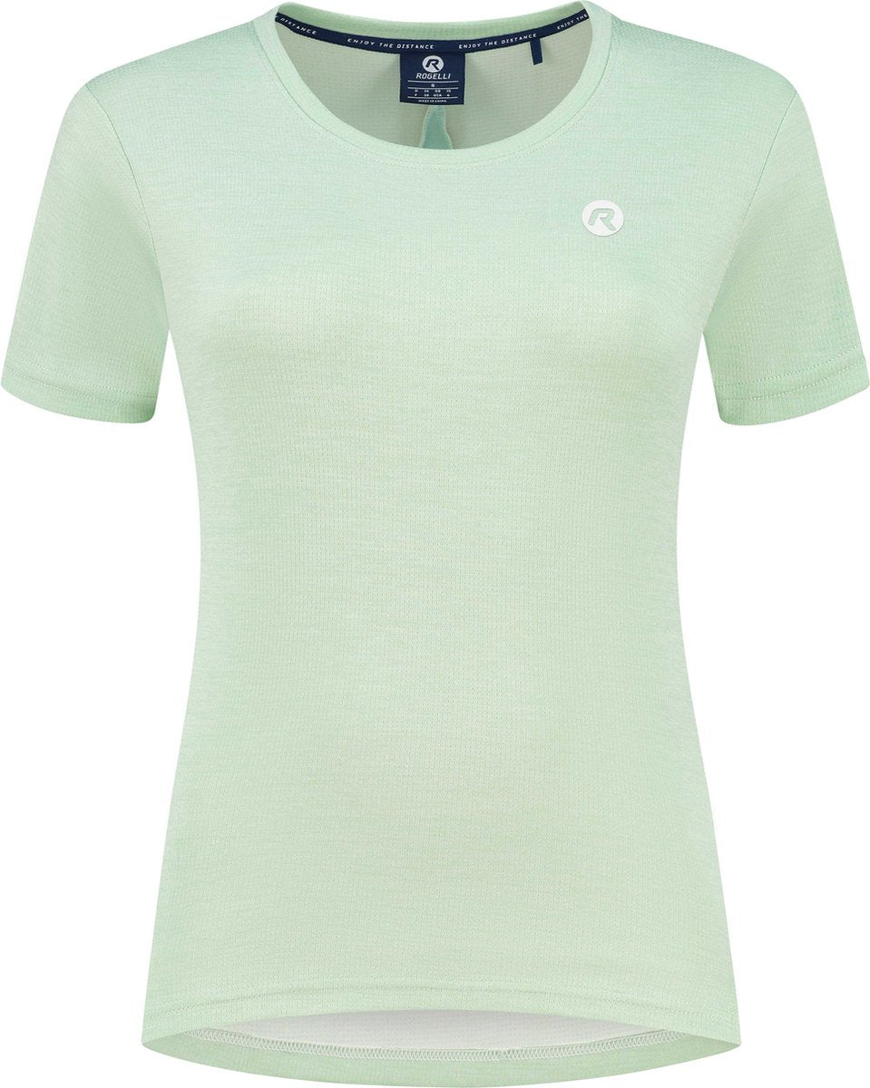 Rogelli aya hardloopshirt dames - korte mouwen - groen - s