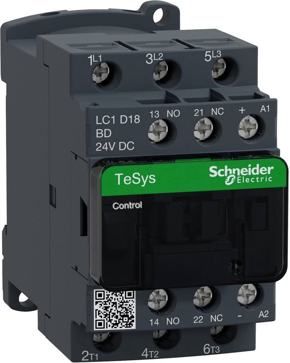 Schneider electric lc1d18bd contactor 1x no, 1x nc 1 stuk(s)