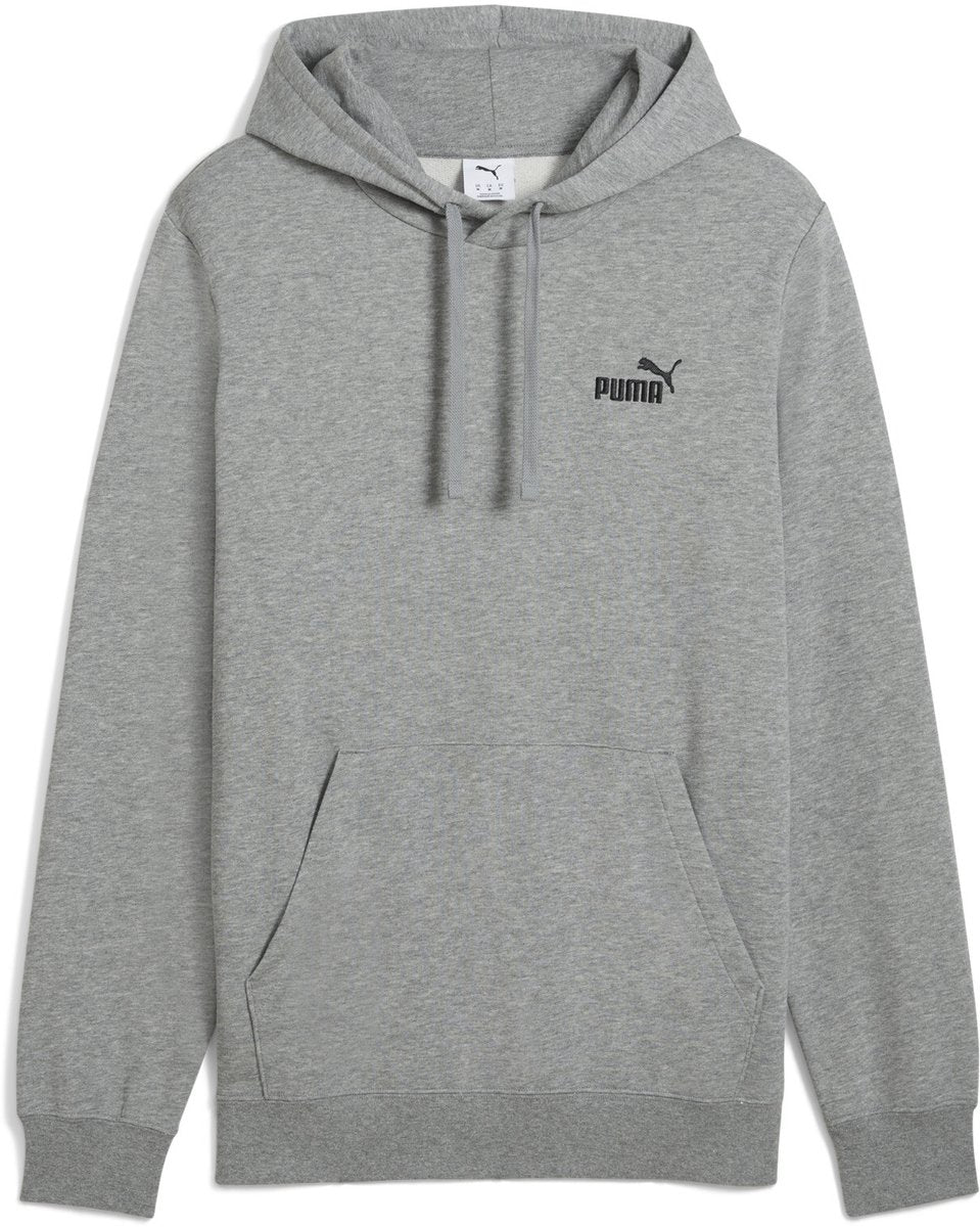 Puma ess small no. 1 logo hoodie fl unisex trui - medium gray heather