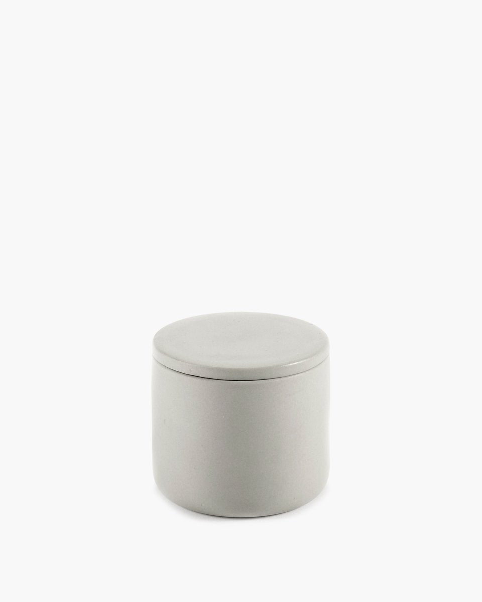 Serax - bertrand lejoly - cose - tarro redondo con tapa s - beige - h 6,5cm - 7 ø