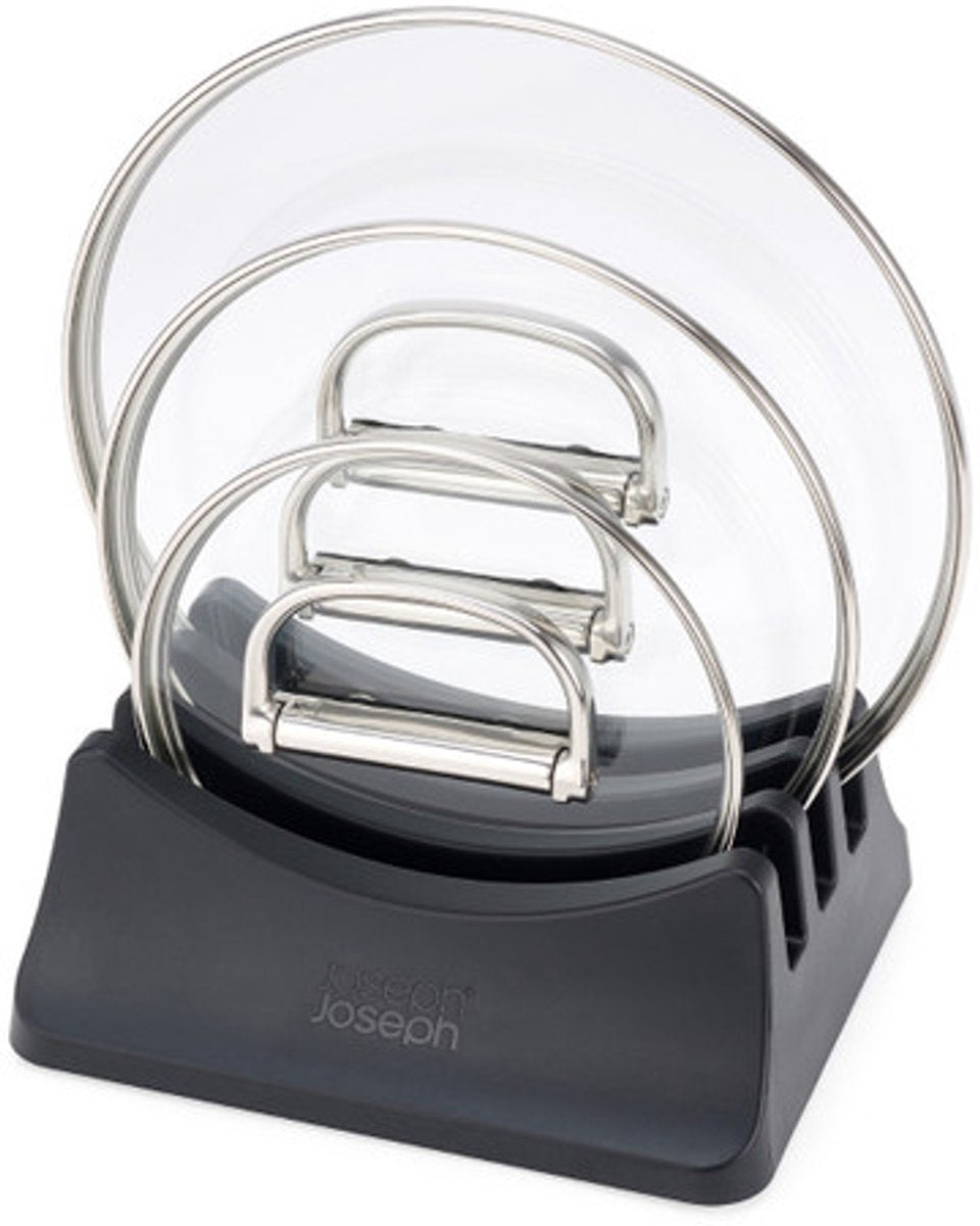 Supporto per coperchio Joseph Joseph Space – per 3 coperchi per pentole