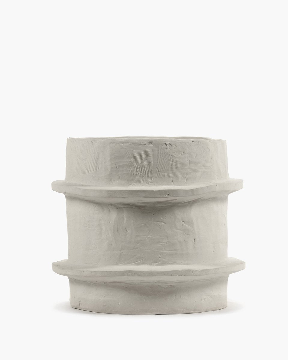 Serax - marie michielssen - giungla urbana - vaso da fiori m - beige - 23 ø
