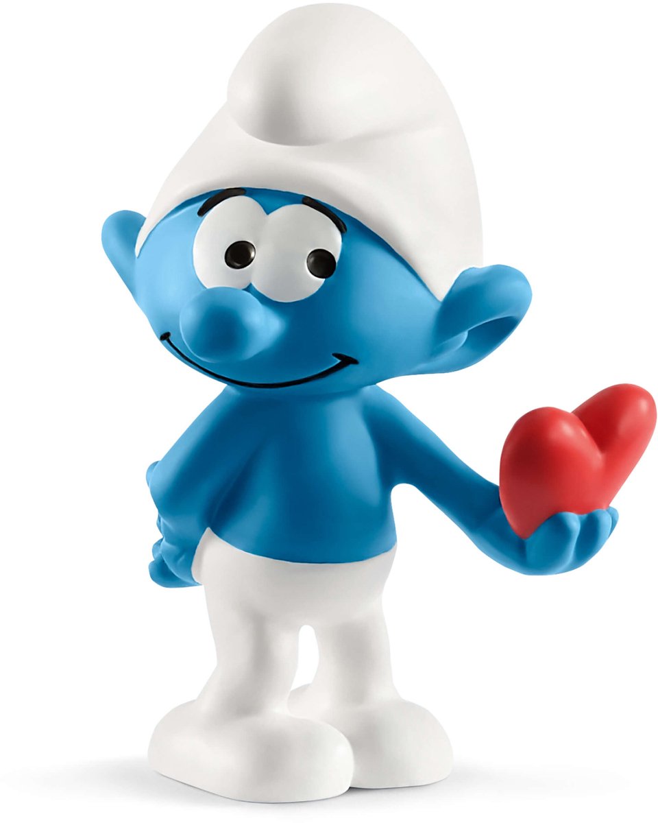 Los Pitufos Schleich - Pitufo con corazón - 20817