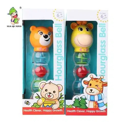Jonotoys Hourglass Rammelaar en 2 versiones.