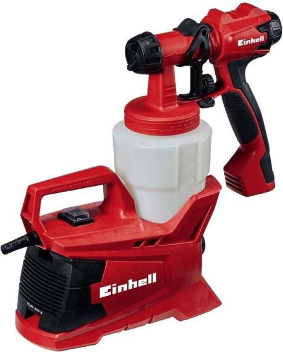 Spruzzatore elettrico Einhell tc-sy 600 s - 600 w - 800 ml - per vernici, vetri e pitture murali per interni