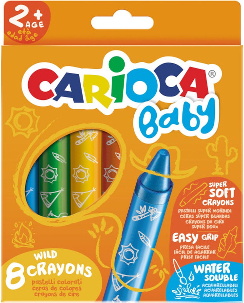 Carioca 42892 lápiz de color multicolor 8 pieza(s)
