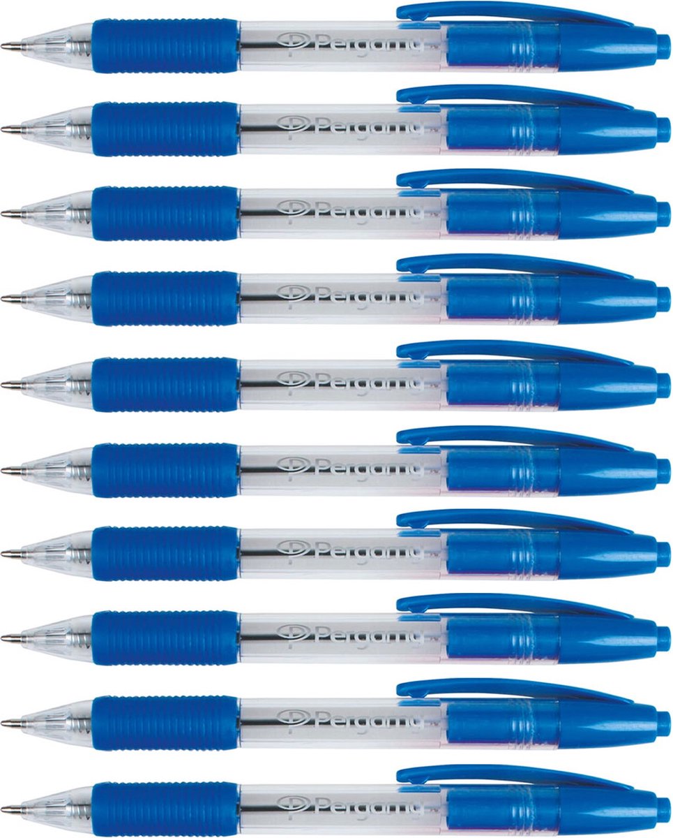 Penna a sfera Pergamy blu 10 pz