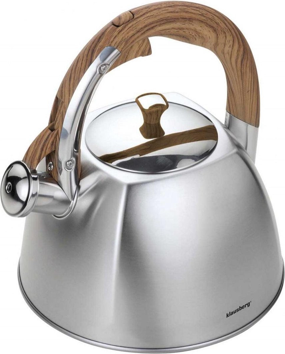 Bollitore a fischio Klausberg kb-7193 - 3 l - acciaio inossidabile - tutte le fonti di calore