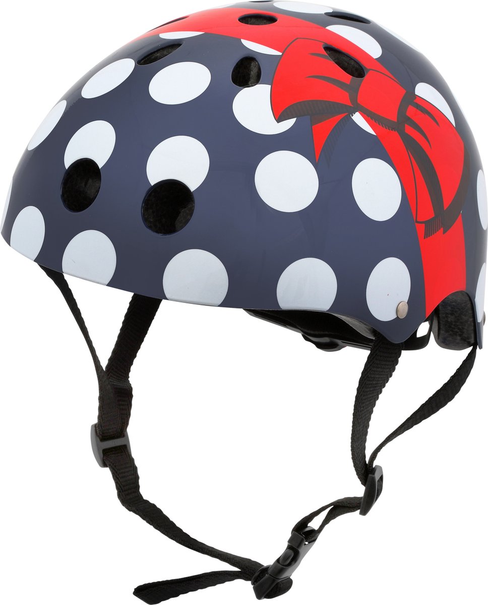 Casco da bicicletta Mini Hornit Lids per bambini con luce posteriore a LED - pois