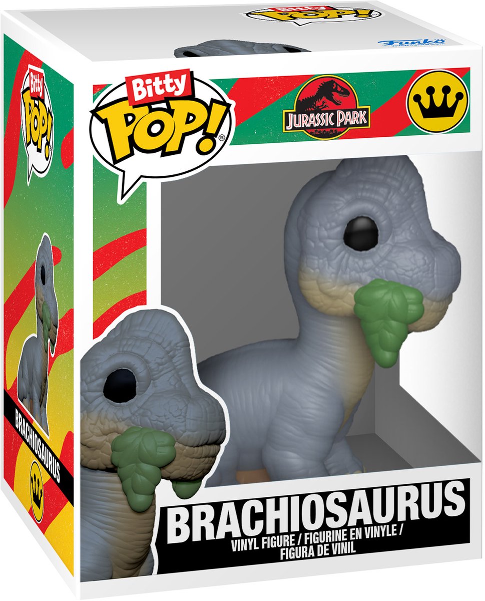 Funko bitty pop pack de 4: parque jurásico - triceratops