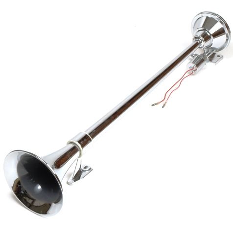 Bocina de aire 64 cm. 12 24v cromo
