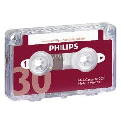Mini casete Philips 30 minutos
