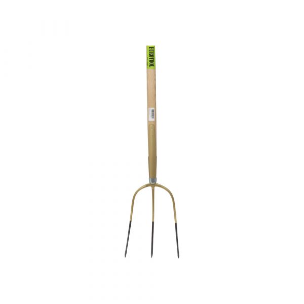 Horquilla 3 puntas, mango 4,5vt 135 cm.