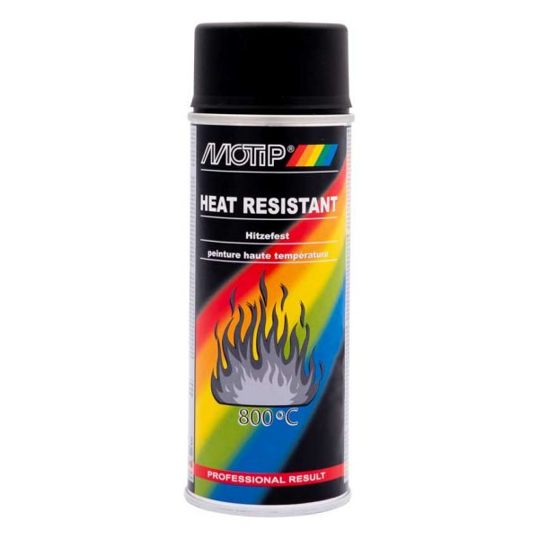 Spray laca motip resistente al calor negro (400 ml)