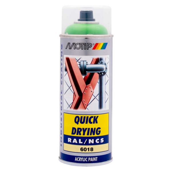 RAL6018 industriale 400 ml. Motip