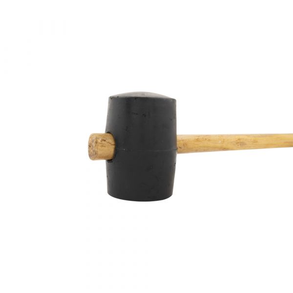Martillo de goma, 1250 gramos, redondo