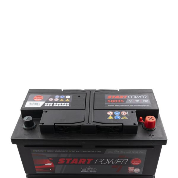 Batteria AC 12V 80Ah Avvio intatto.