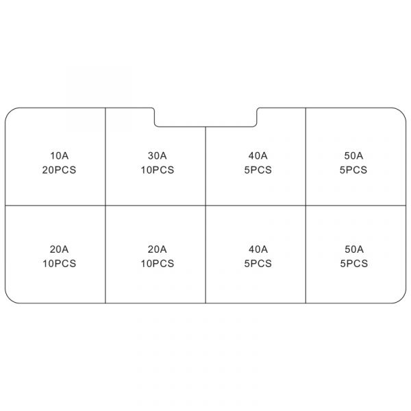Topgear Topgear Cable Shoe Cash. 70 pezzi