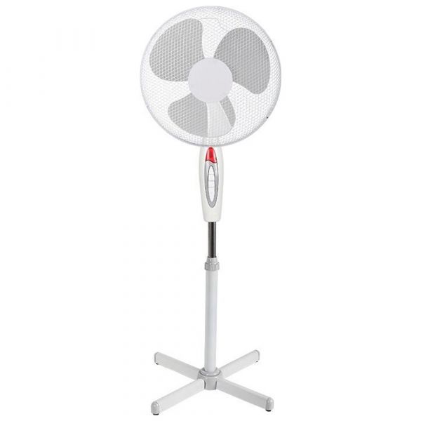 Fan su treppiede 128 cm. bianco
