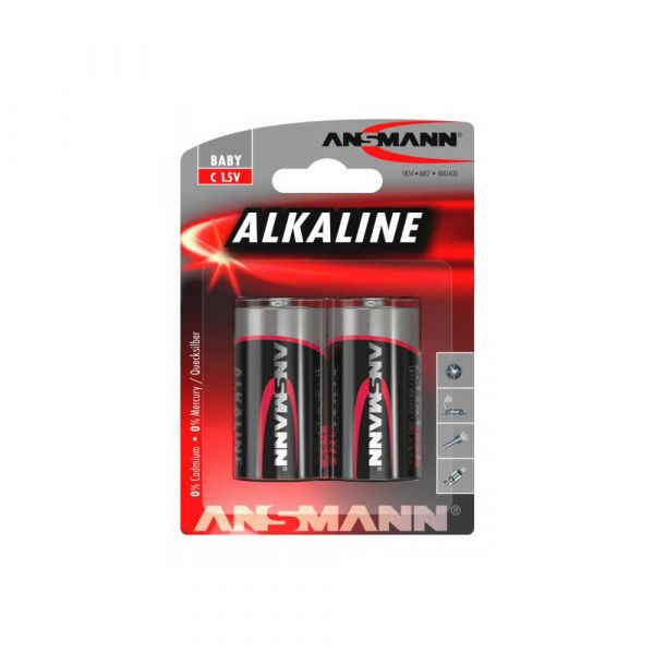 Batteria alcalina LR14 2st.