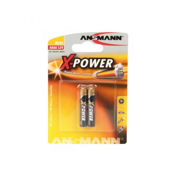 X-Power Alkaline Battery AAAA LR08 2st.