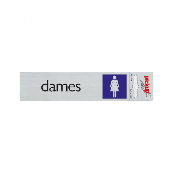 ALULOOK LADIES Plate - 165x44 mm autoadesivo.