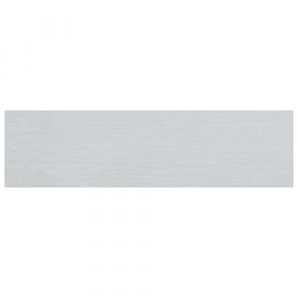 Placa Alulook sin impresión - 165x44 mm autoadhesivo.