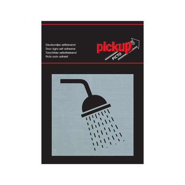 Placa de ducha Alulook - Autoadhesivo de 80x80 mm.
