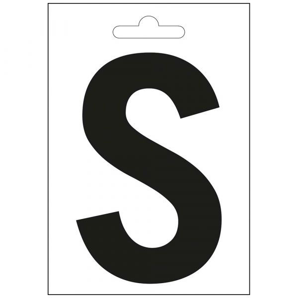 Carta náutica S Negro 100 mm.