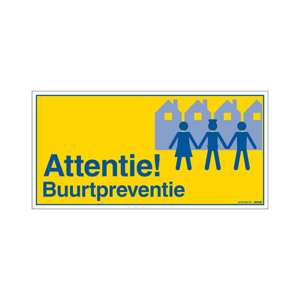 Prevención del vecindario de atención de la placa - 150x300 mm.