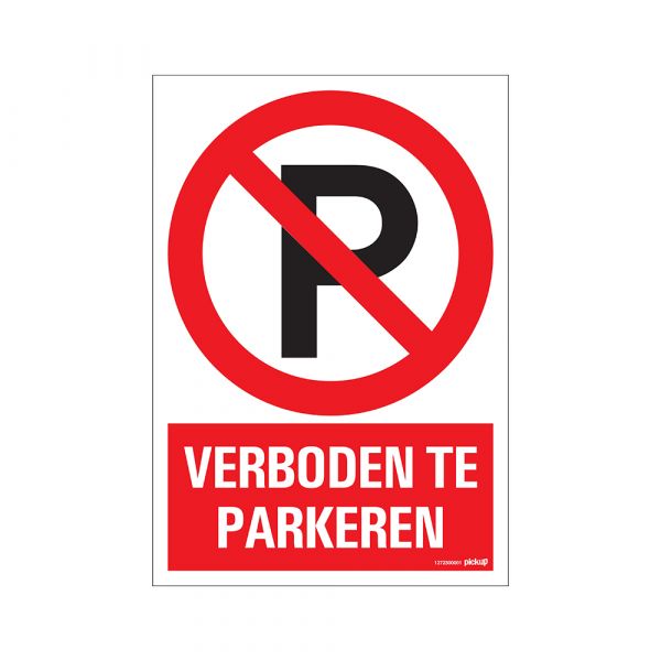 Vietato a parcheggiare il segno - 230x330 mm.