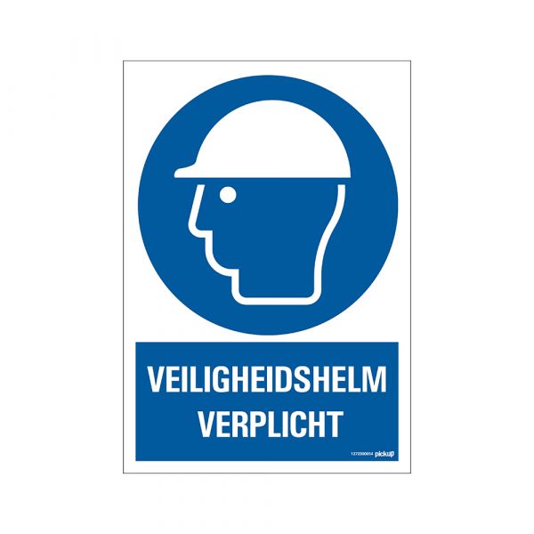 Se requiere casco de seguridad - 230x330 mm.