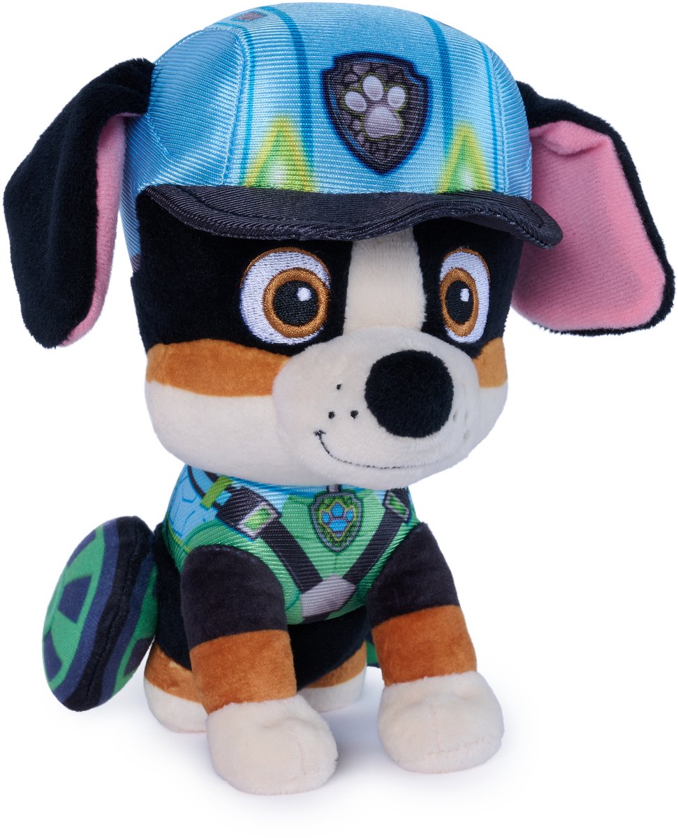 Paw Patrol Gund - Peluche de la película Rocky's Dino, Peluche con licencia oficial, Mercancía de la película, 15,2 cm