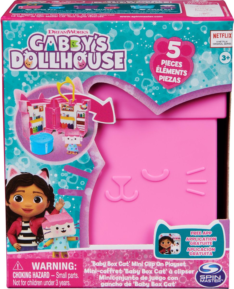 Spinmaster Gabby's Dollhouse Figure Clipon (Assortment) CDU