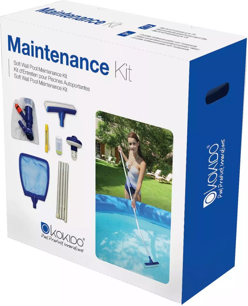 Kit de mantenimiento de piscinas Kokido -