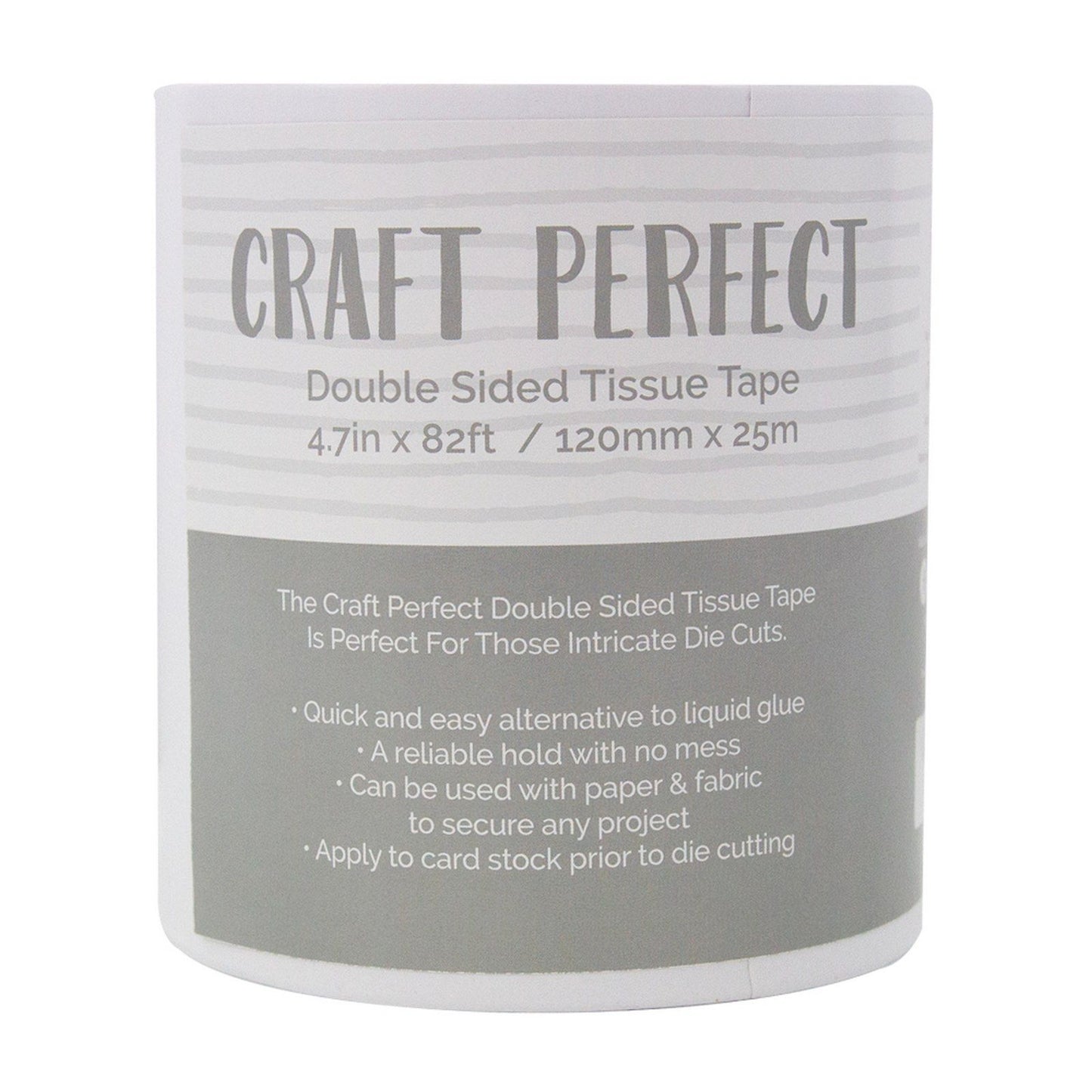 Craft Perfect di Tonic Studios Craft Perfect • nastro biadesivo in tessuto 25mx120mm
