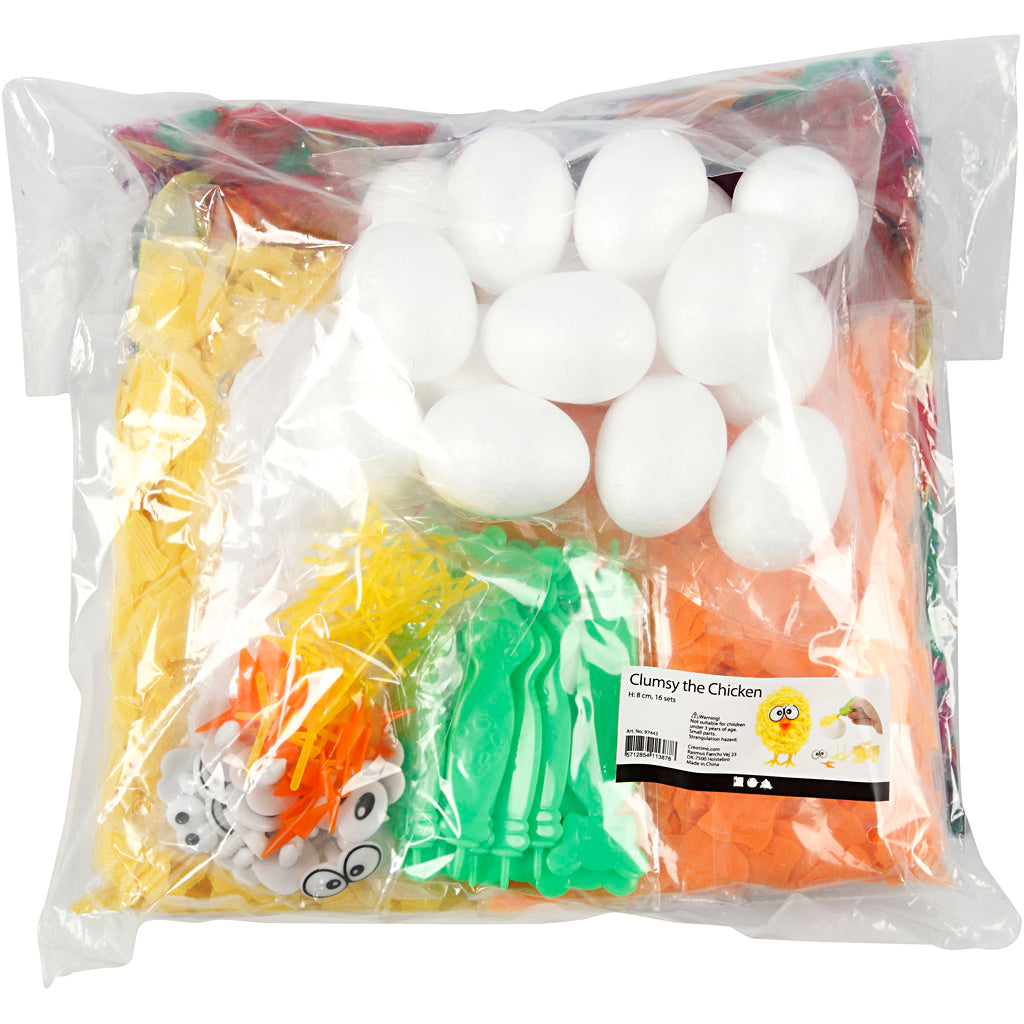 Set Creative Company per pulcini, h: 6 cm, 16 pezzi, 1 set