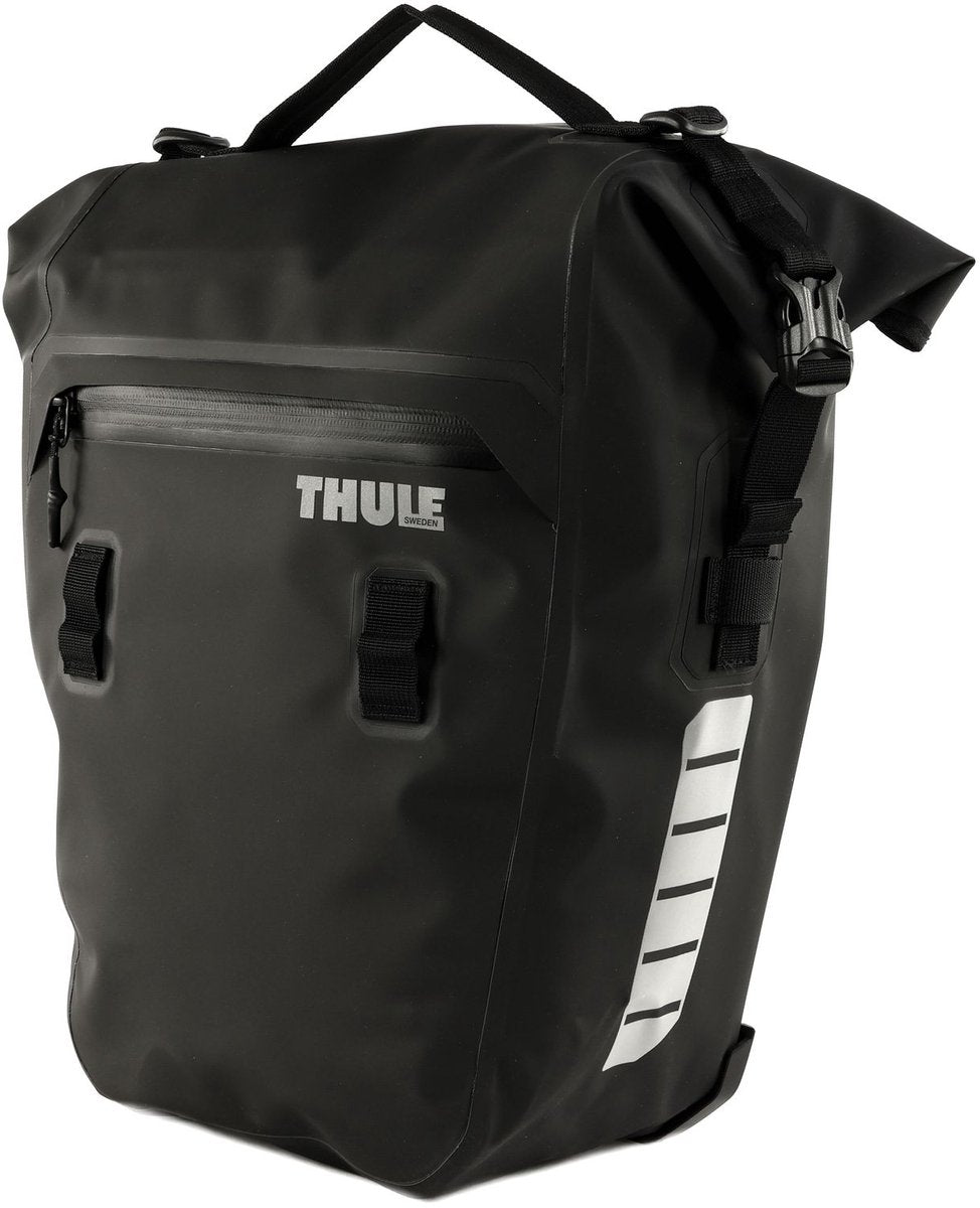Borsa da bicicletta Thule Shield - scomparto per laptop - nera - capacità 22 litri