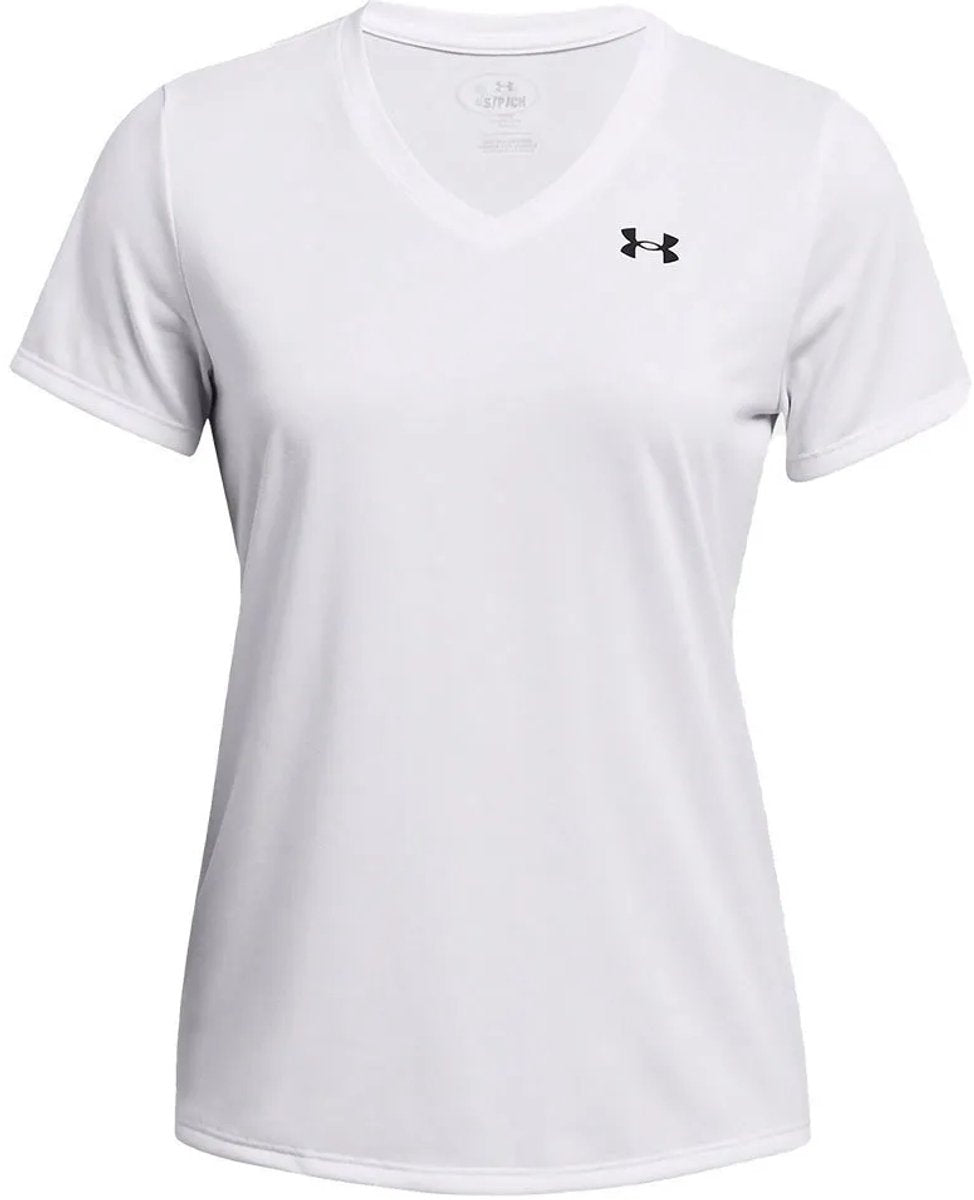 Under armour tech ssv - camiseta deportiva para mujer solid-wht - blanco - negro