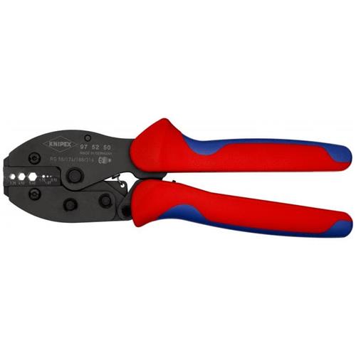 Pinza a crimpare Knipex per connettori coassiali e bnc (NML)