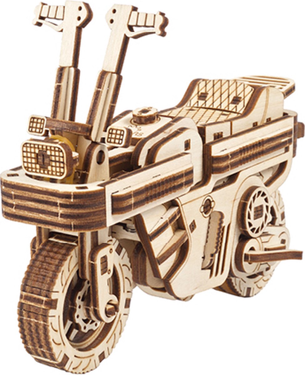 Modelo 3D de madera Ugears - scooter plegable