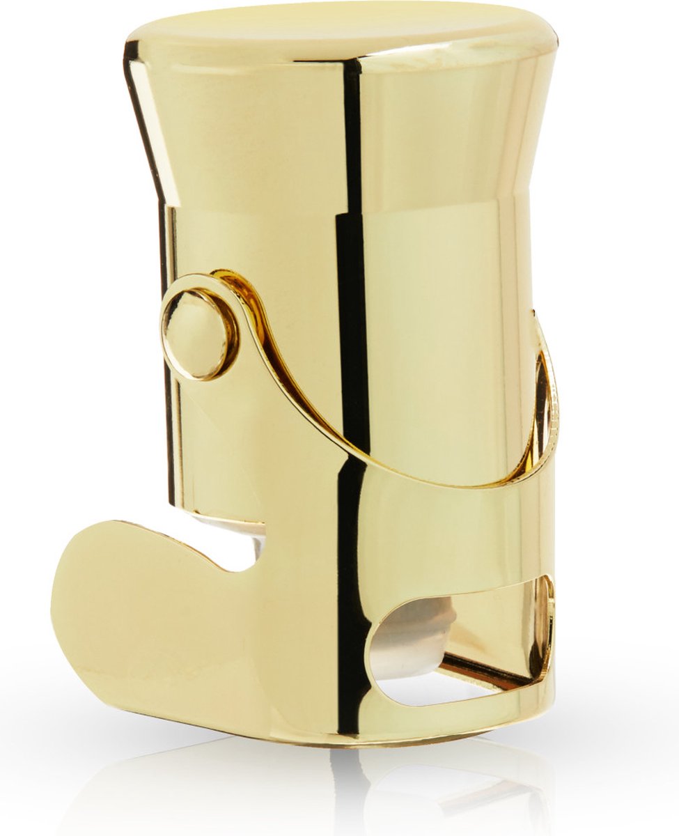 Viski champagnestopper - roestvrijstaal - goldplated