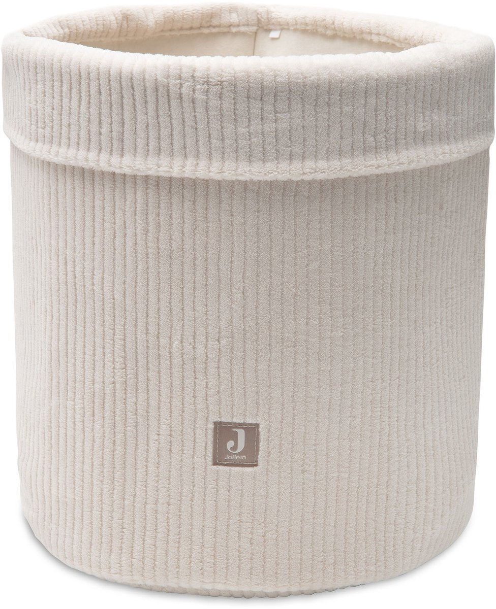 Jollein opbergmand - 14x18cm - cloudy rib - oatmeal