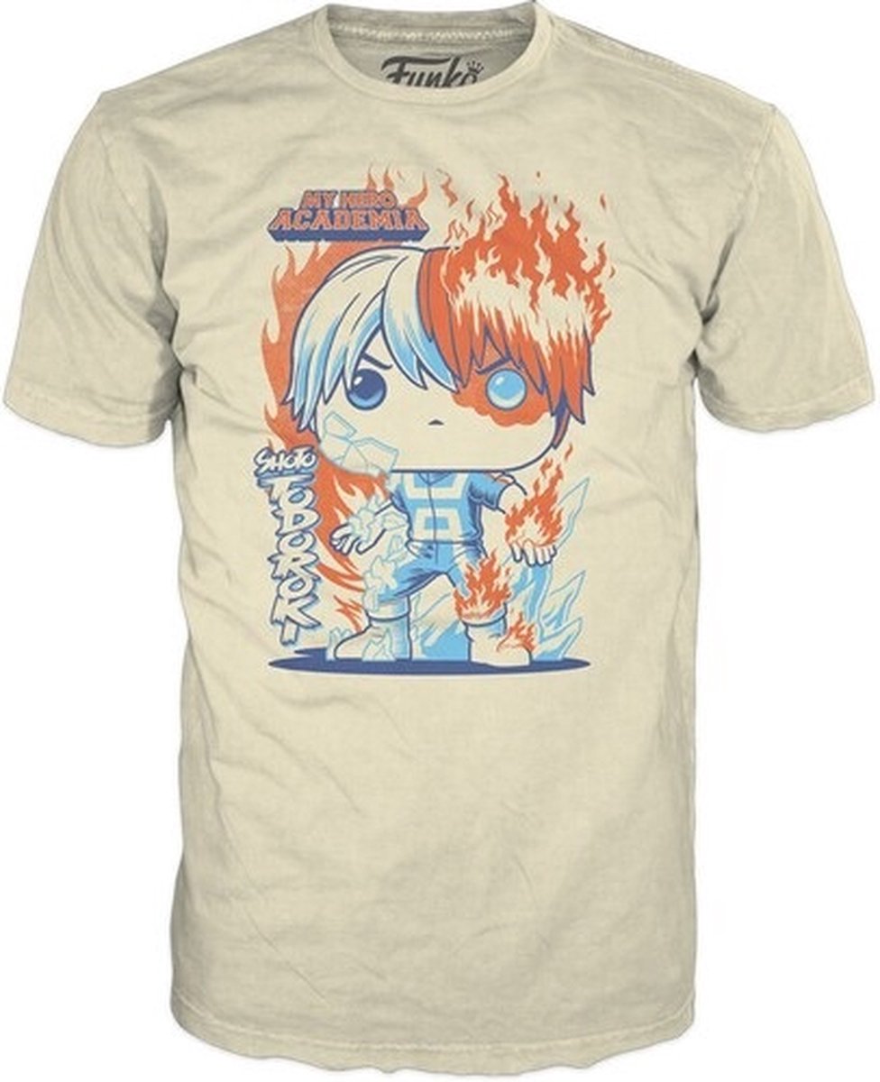 Funko boxed tee: my hero academia - shoto todoroki - m