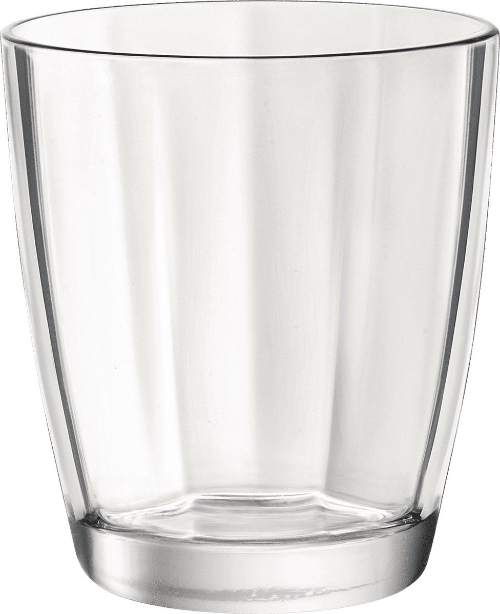 Bormioli rocco pulsar waterglas - 30 cl - transparant - set-6