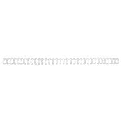Draagbindruggen wirebind 34 gbc metaal 8mm wit capaciteit 60vel