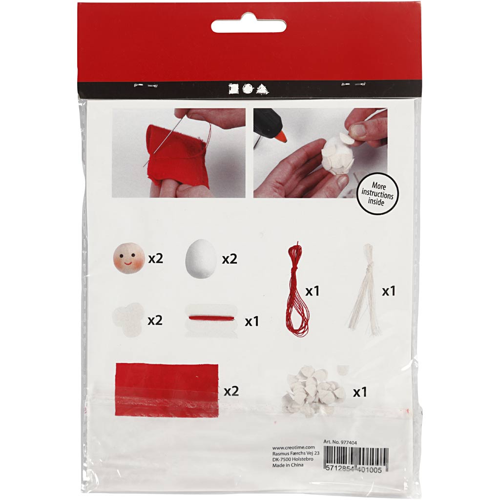 Creativ Company Mini Kit Kerstelven hace colgantes