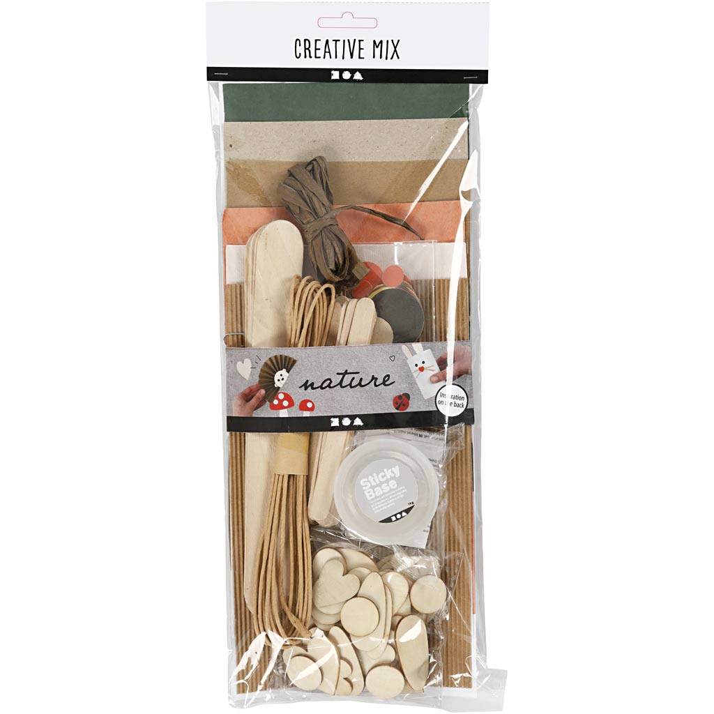 Creativ Company hobby materiali di base, natura, 1 scatola