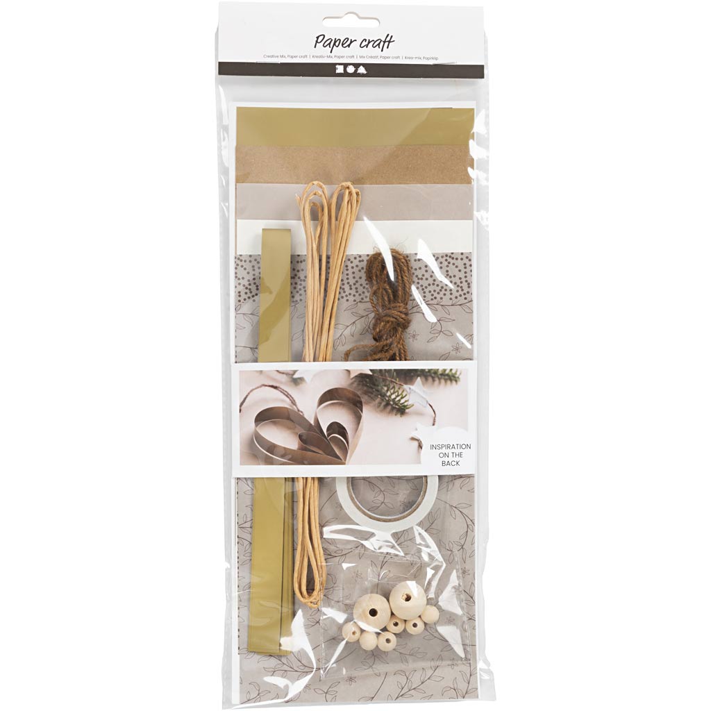 Creativ Company Creative Mix, corte de papel, natural, 1 caja