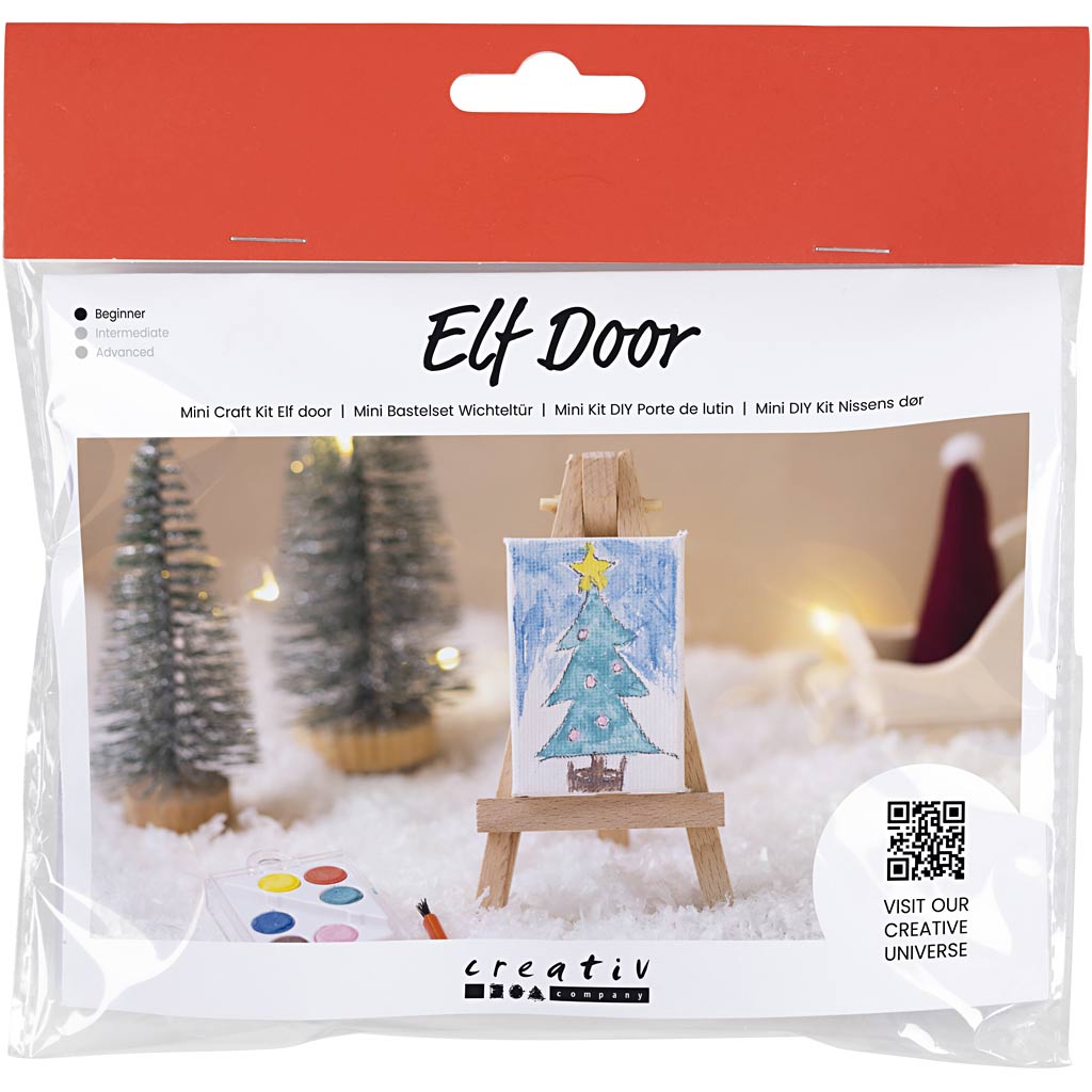Creativ Company Mini Hobby Set Puerta de Gnomo, Artista, 1 Caja